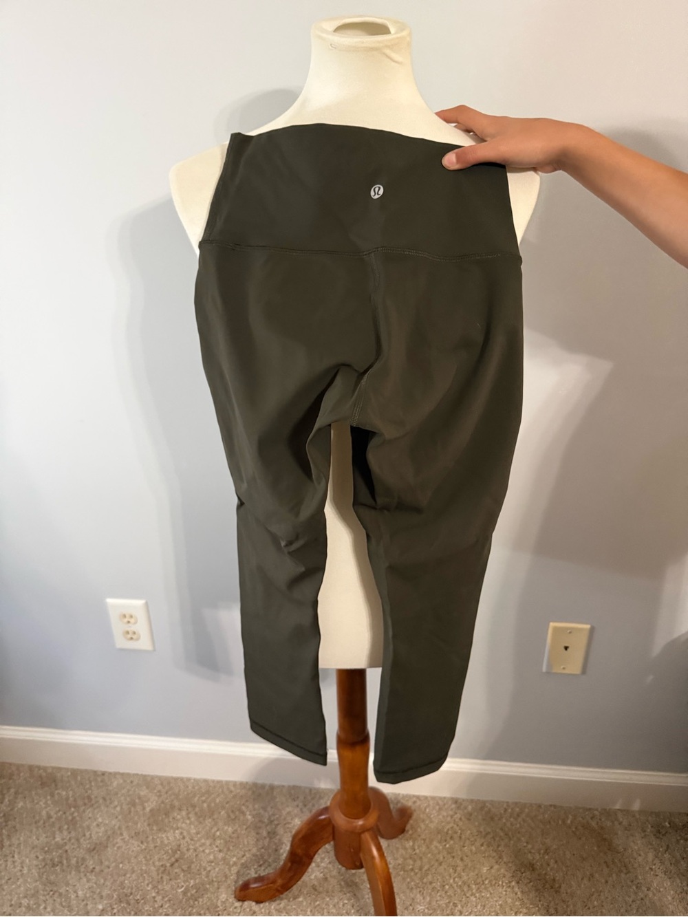 Lululemon Olive Green High-Rise Leggings